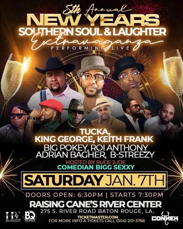 5TH ANNUAL NEW YEAR'S SOUTHERN SOUL & LAUGHTER EXTRAVAGANZA Ace