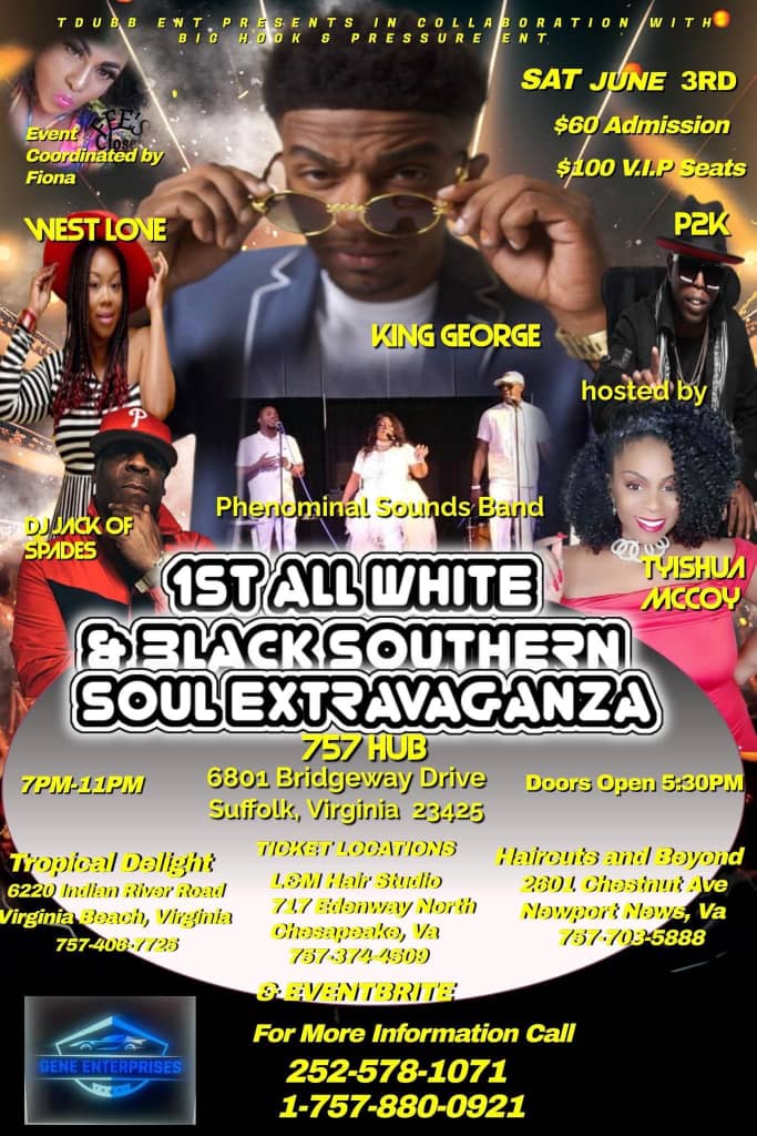 1st All White & Black Southern Soul Extravaganza Ace Visionz Productions